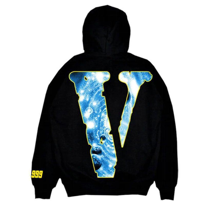 Juice Wrld x Vlone Cosmic Hoodie Black
