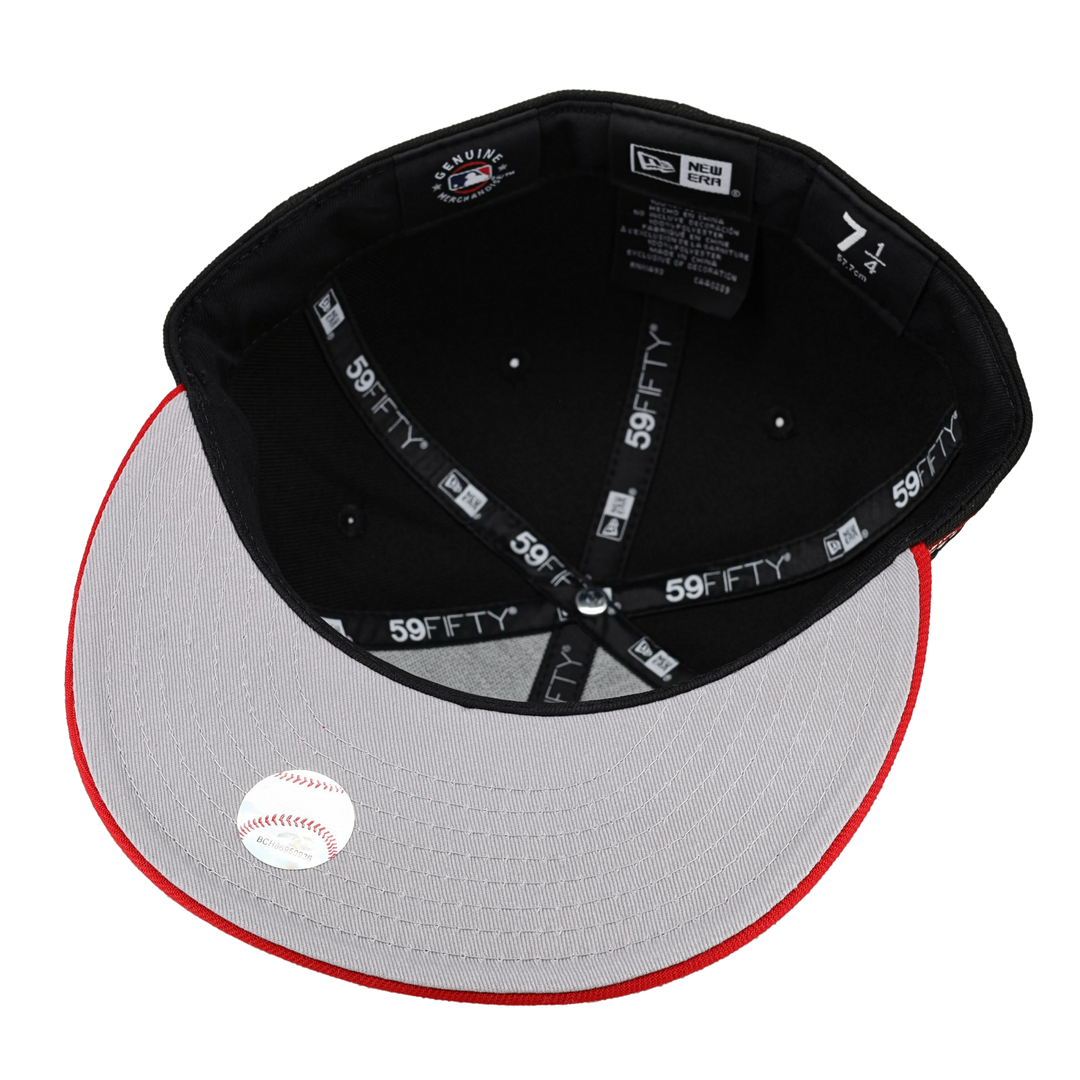 New York Yankees Derek Jeter Patch Script Logo 59fifty Fitted Hat
