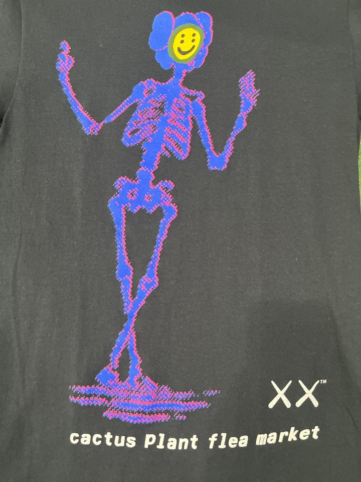 KAWS x Cactus Plant Flea Market T-shirt Black