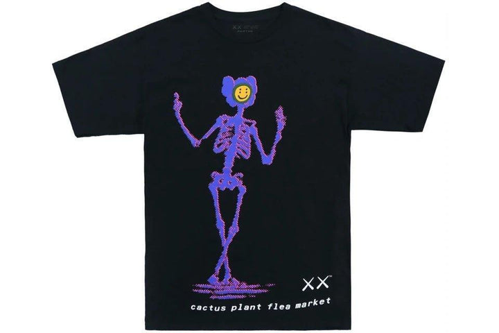 KAWS x Cactus Plant Flea Market T-shirt Black