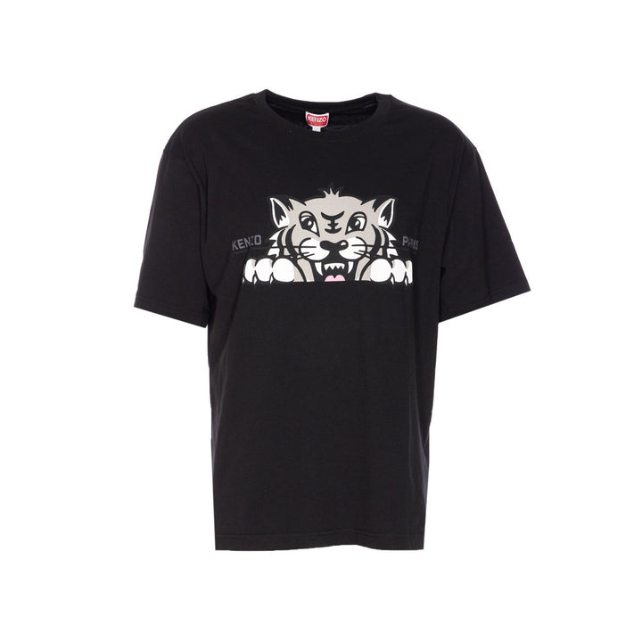 Kenzo Men Kenzo Happy Tiger Embroidered Oversize T-Shirt