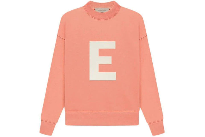 Kids Fear of God Essentials Crewneck Coral