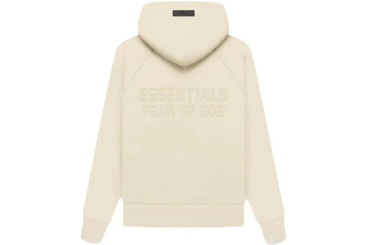 Kids Fear of God Essentials Full-zip Hoodie Egg Shell