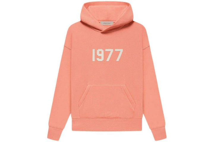 Kids Fear of God Essentials Hoodie Coral