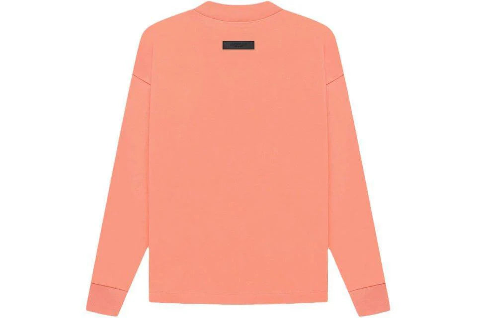 Kids Fear of God Essentials L/S T-shirt Coral