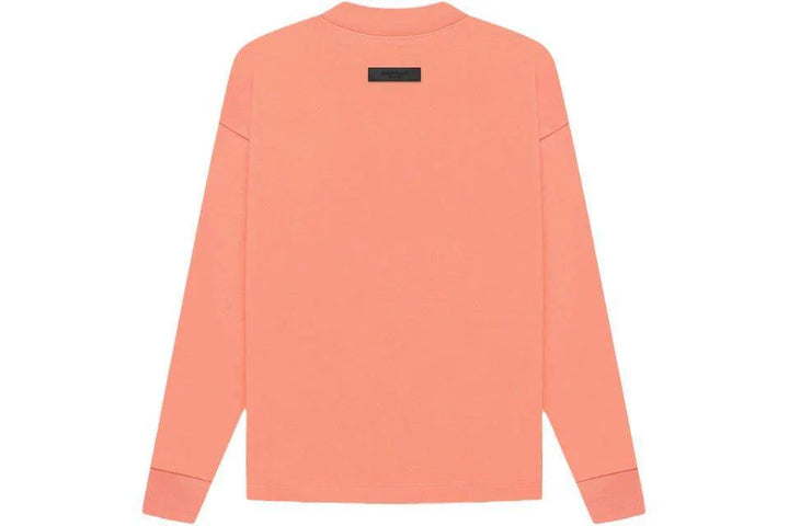 Kids Fear of God Essentials L/S T-shirt Coral