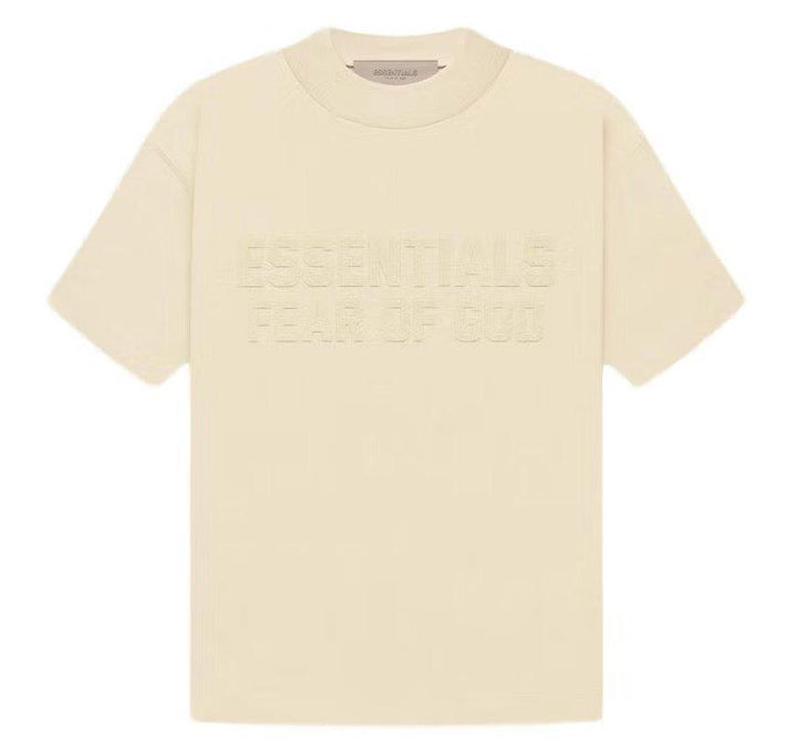 Kids Fear of God Essentials S/S T-shirt Egg Shell