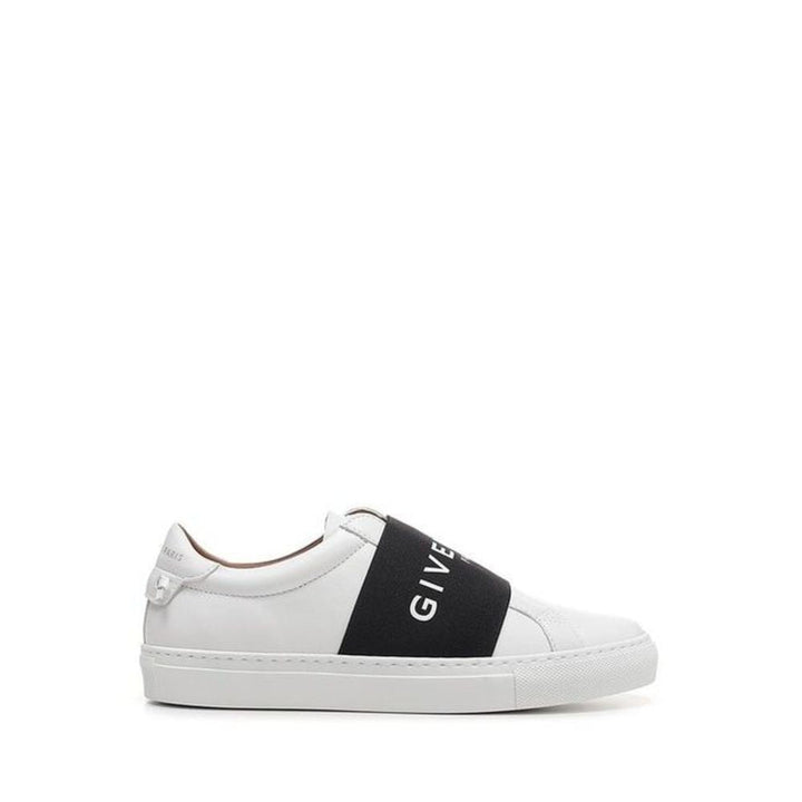 Givenchy Women White Webbing Low-Top Sneakers