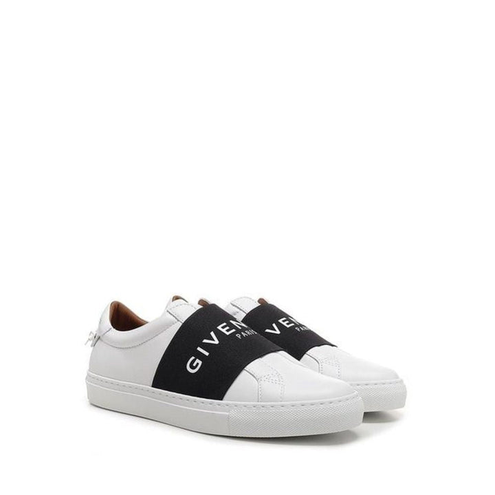 Givenchy Women White Webbing Low-Top Sneakers