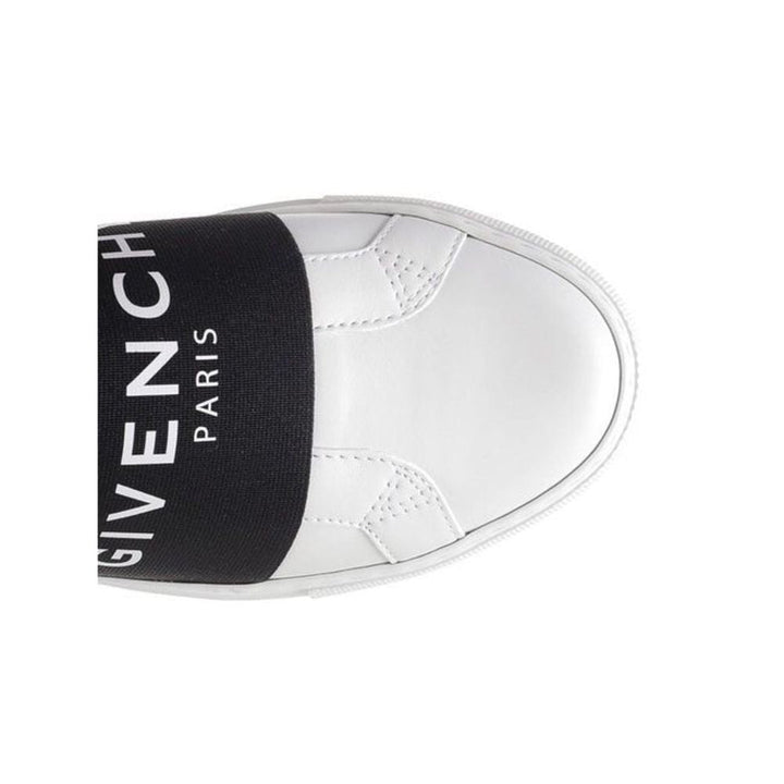 Givenchy Women White Webbing Low-Top Sneakers