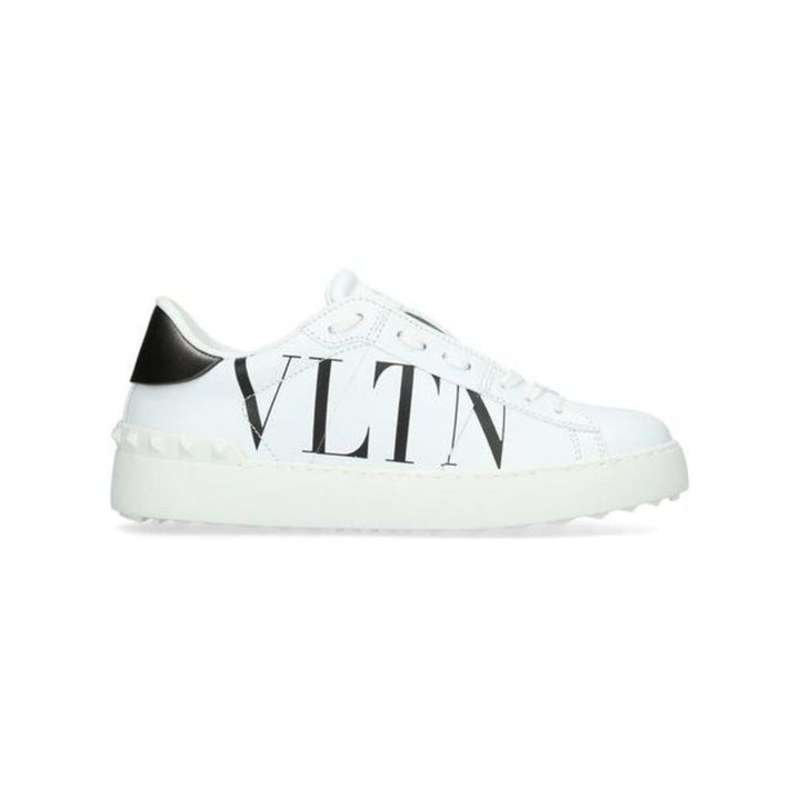 Valentino Garavani Women White/ Black Garavani Vltn Open Sneakers