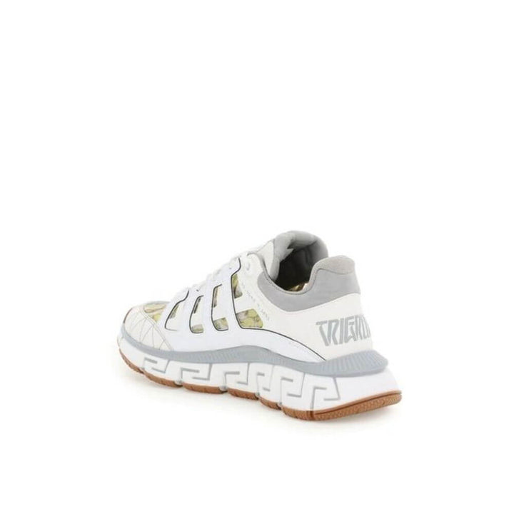 Versace Women White/Grey/Gold Trigreca Sneakers