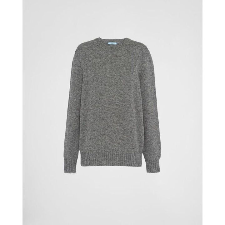Prada Men Wool And Cashmere Crew-Neck Sweater