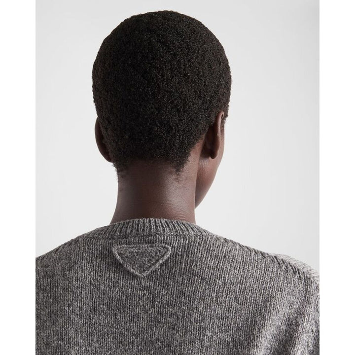 Prada Men Wool And Cashmere Crew-Neck Sweater