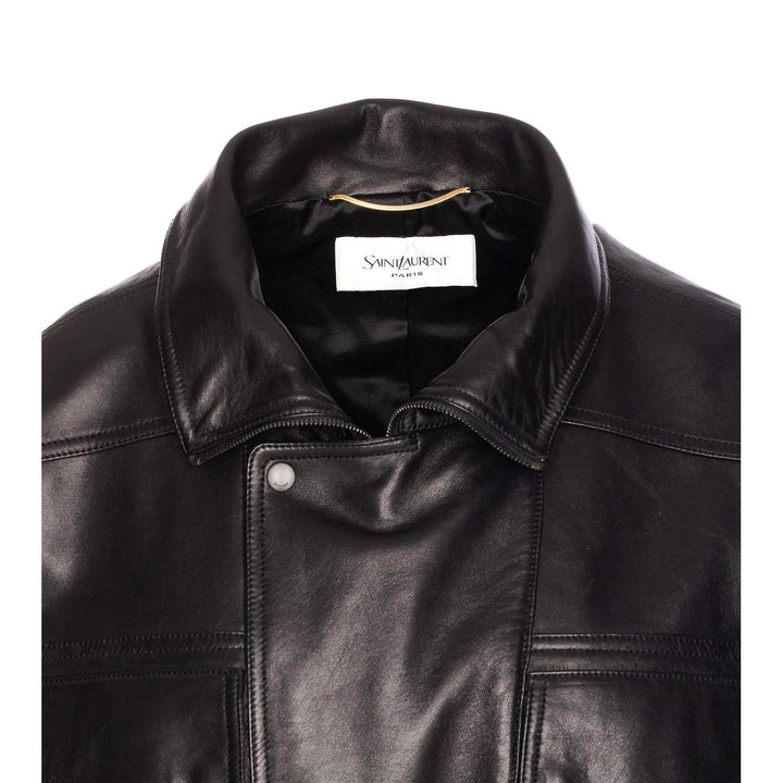 Saint Laurent Women Lambskin Bomber Jacket
