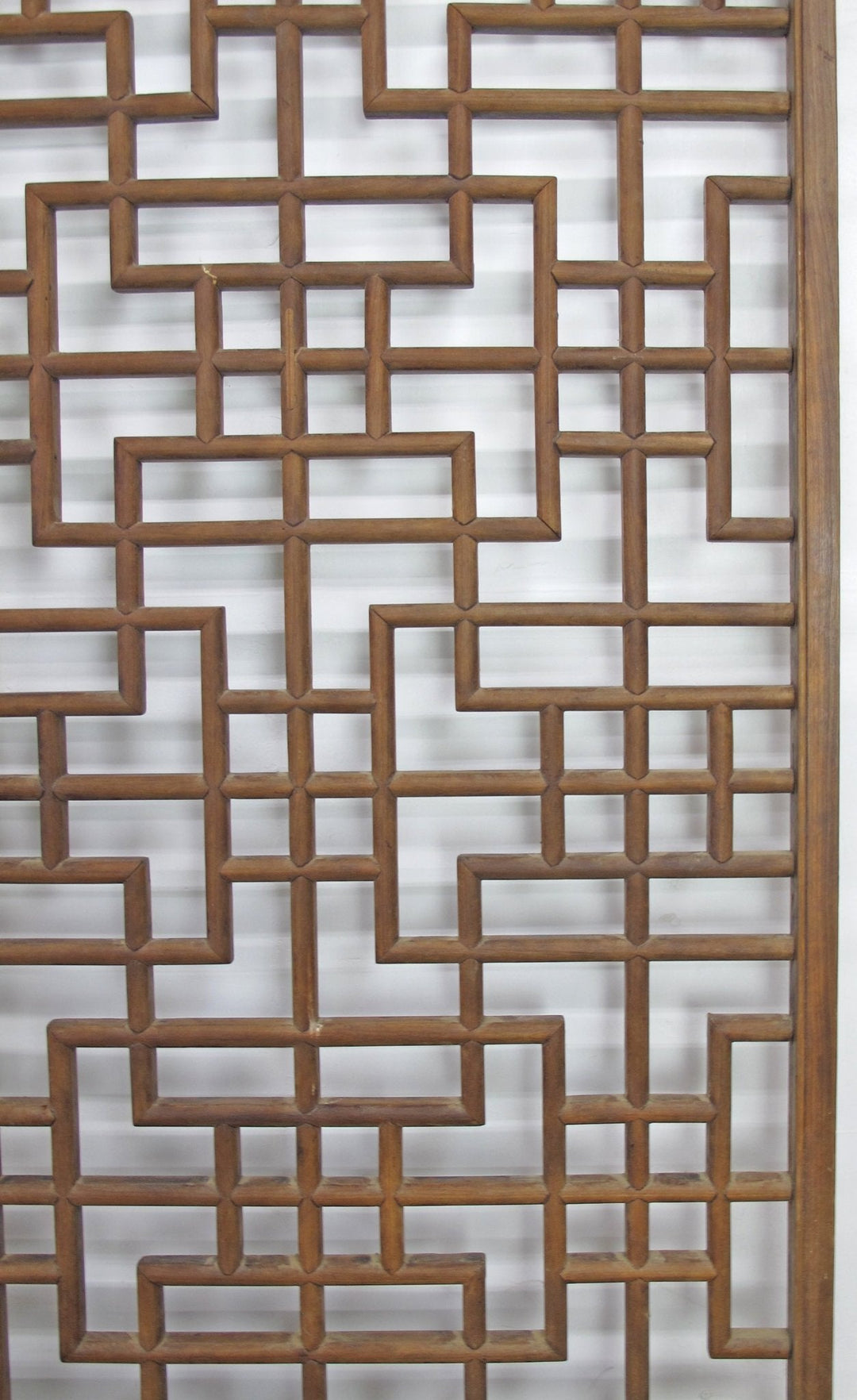 Lattice Antique Chinese Wood Screen Panel