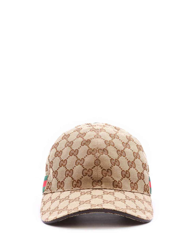 Gucci Men Cap With Web Detail