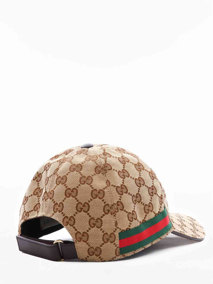 Gucci Men Cap With Web Detail