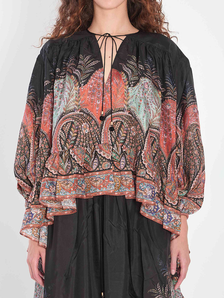 Zimmermann Women Rhiannon Ruffle Blouse