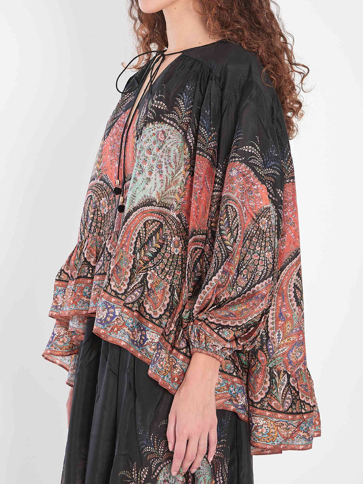 Zimmermann Women Rhiannon Ruffle Blouse