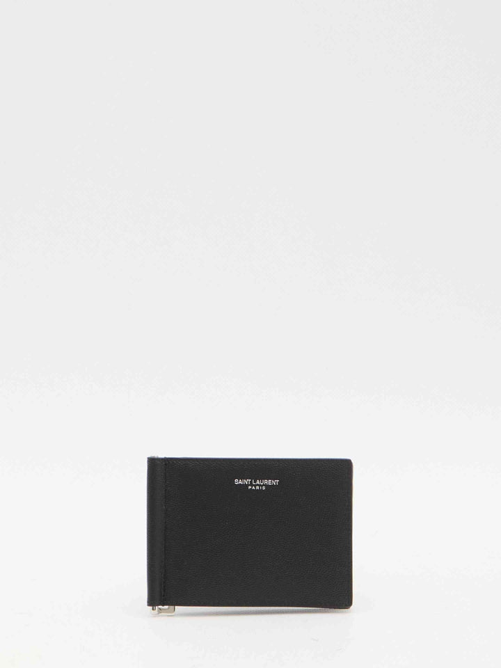 Saint Laurent Men Money Clip Wallet