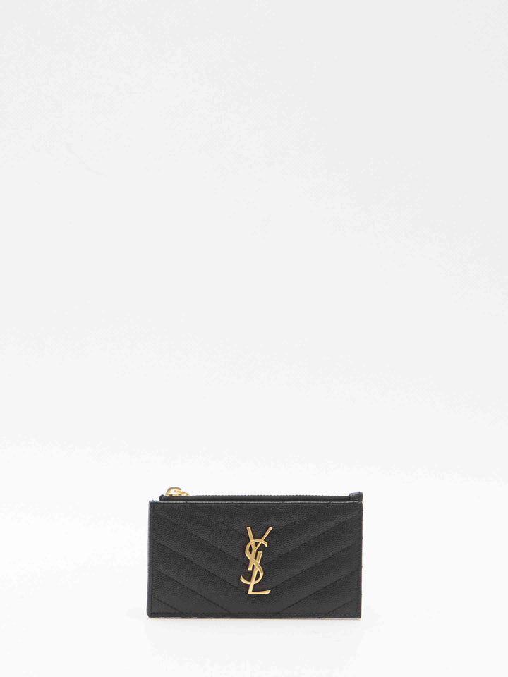 Saint Laurent Women Cassandre Fragments Cardholder