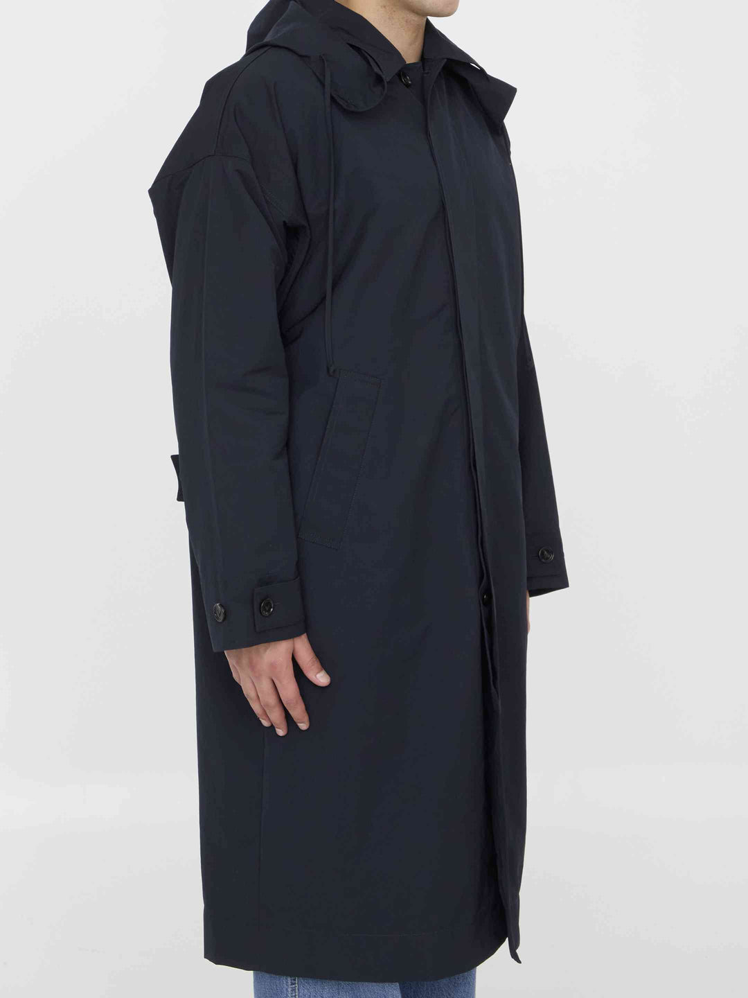 Bottega Veneta Men Oversized Trench Coat