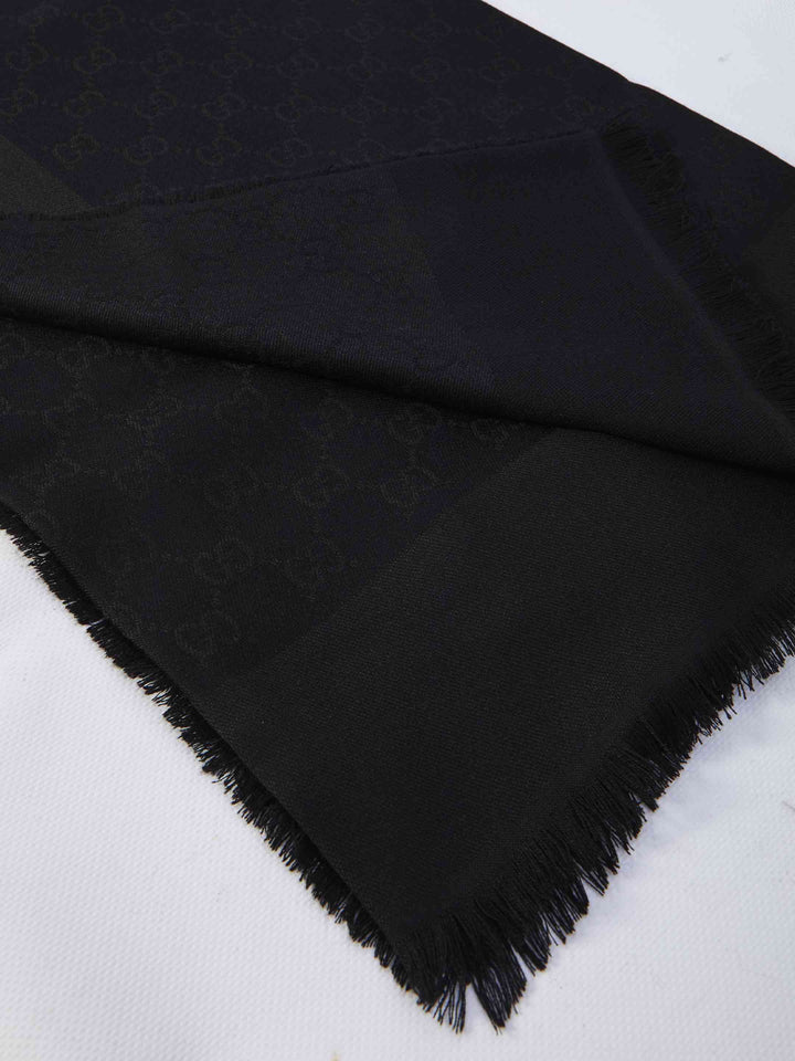 Gucci Men Gg Jacquard Scarf