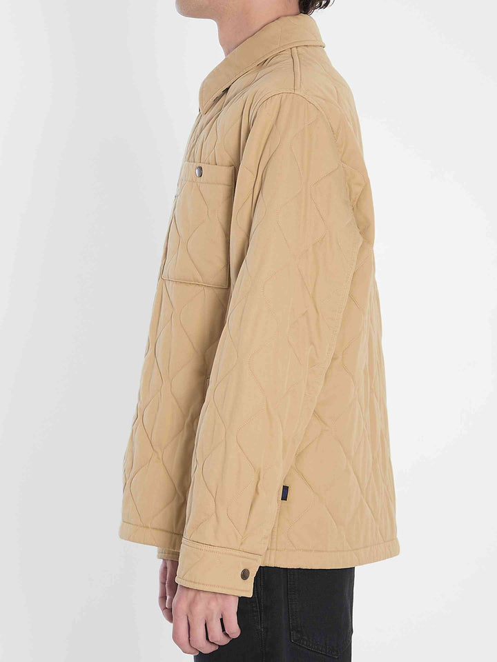 Burberry Men Quilted Gabardine Jacket