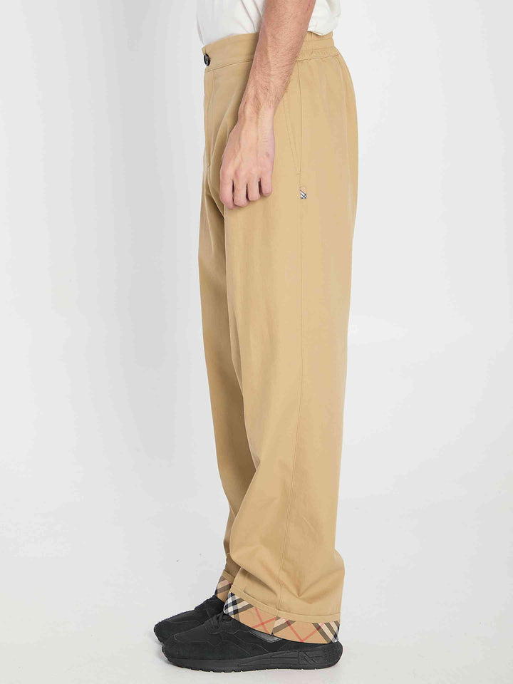 Burberry Men Trousers With Elastic Band