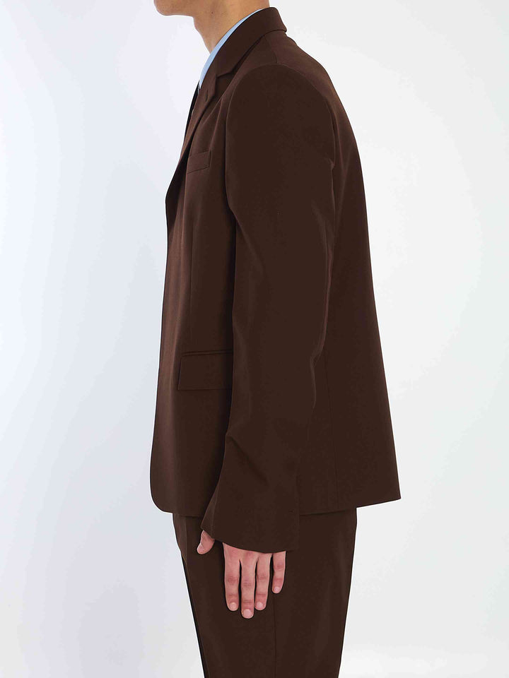 Gucci Men Wool Twill Single-Breasted Jacket