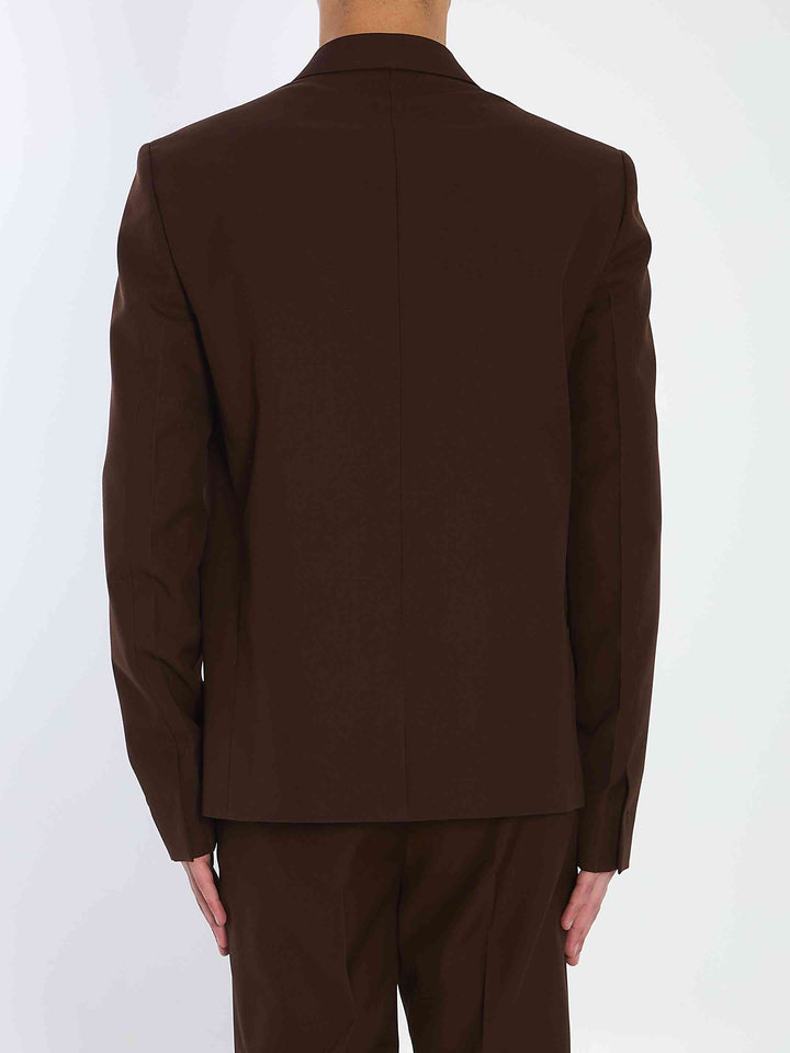 Gucci Men Wool Twill Single-Breasted Jacket