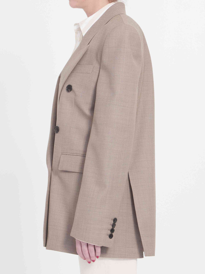 Saint Laurent Women Wool Double-Breasted Jacket