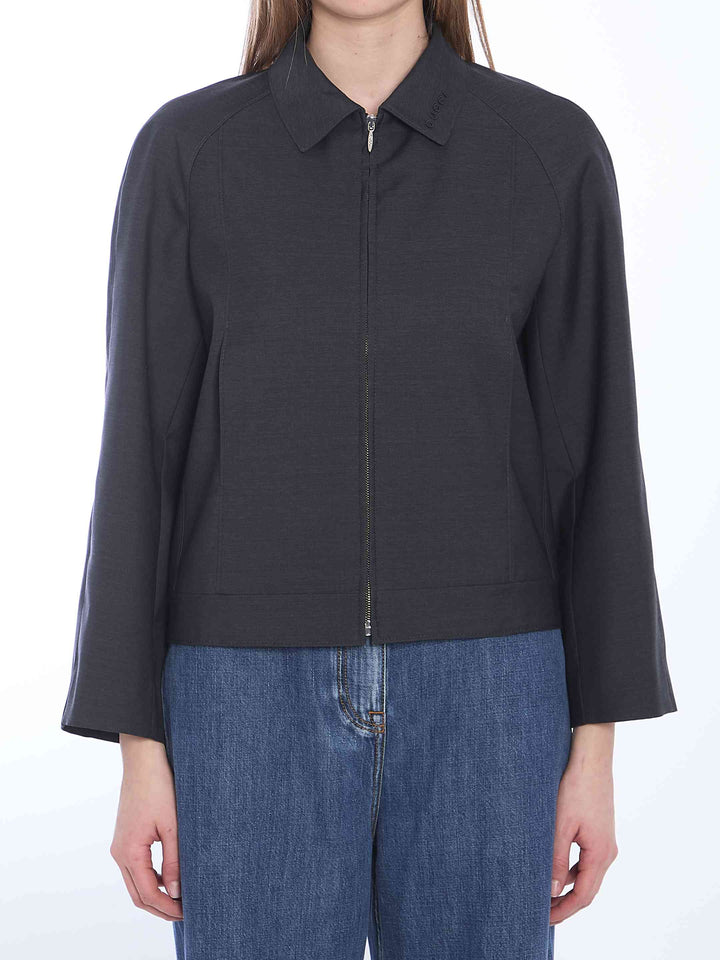 Gucci Women Wool Bomber Jacket