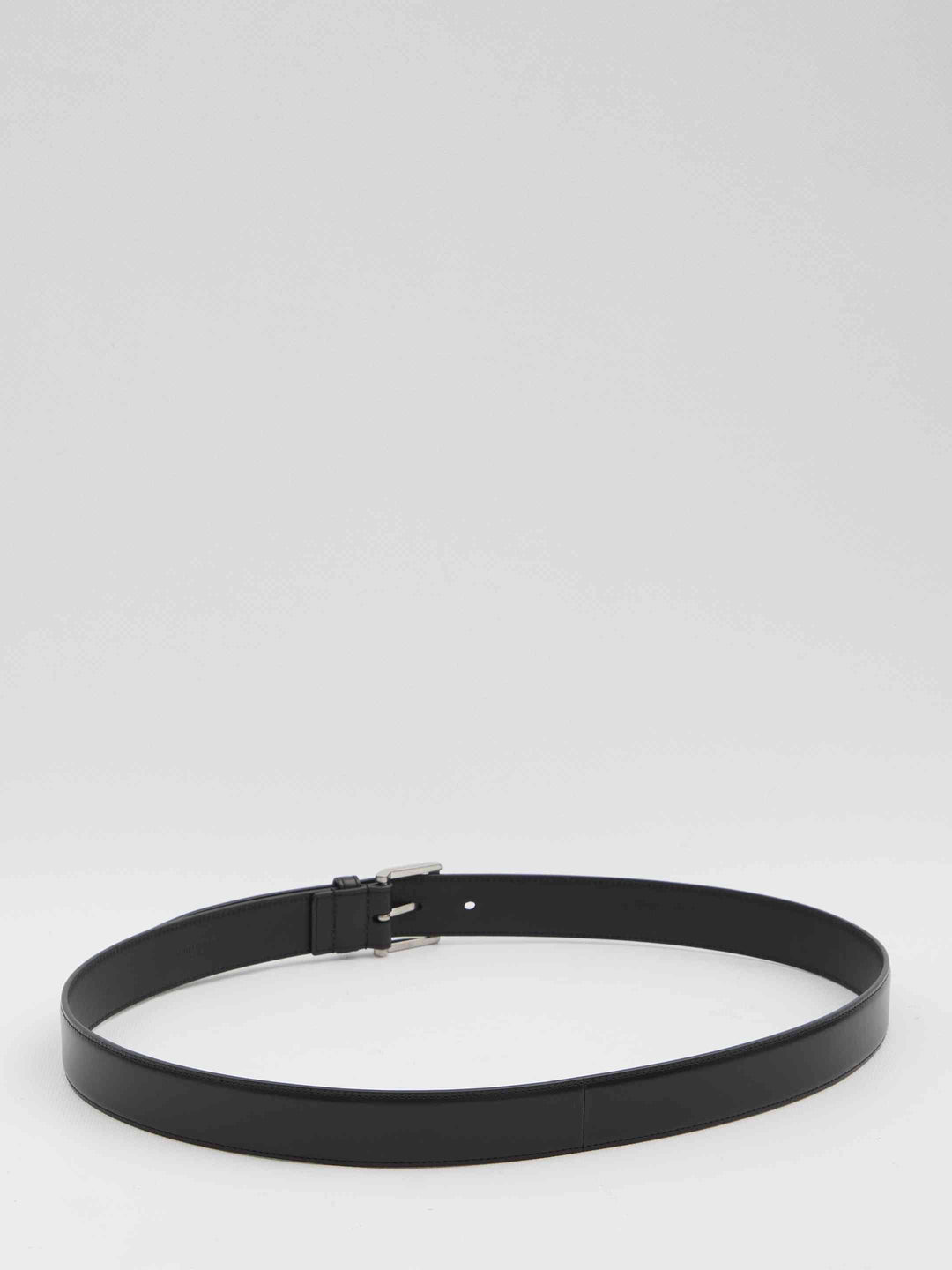 Saint Laurent Men Belt With Square Buckle