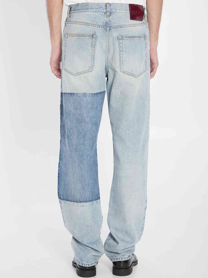 Gucci Men Denim Pants
