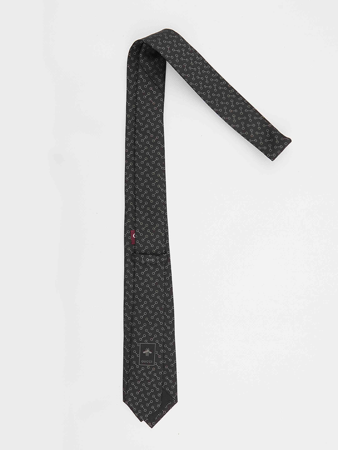 Gucci Men Tie With Horsebit
