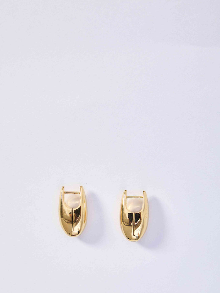 Bottega Veneta Women Golden Earrings