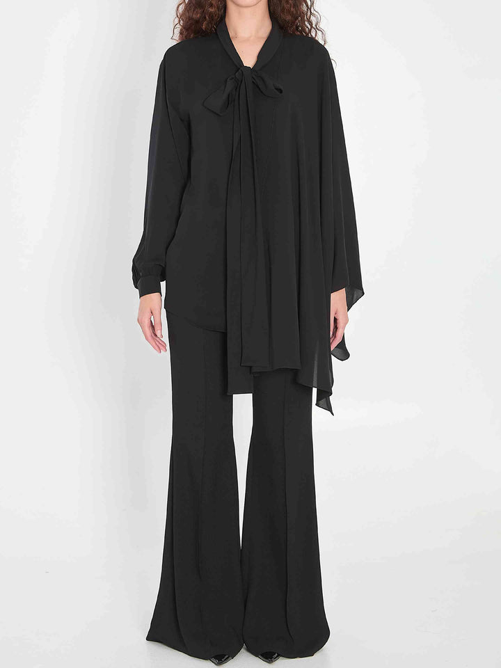 Balenciaga Women Scarf Blouse