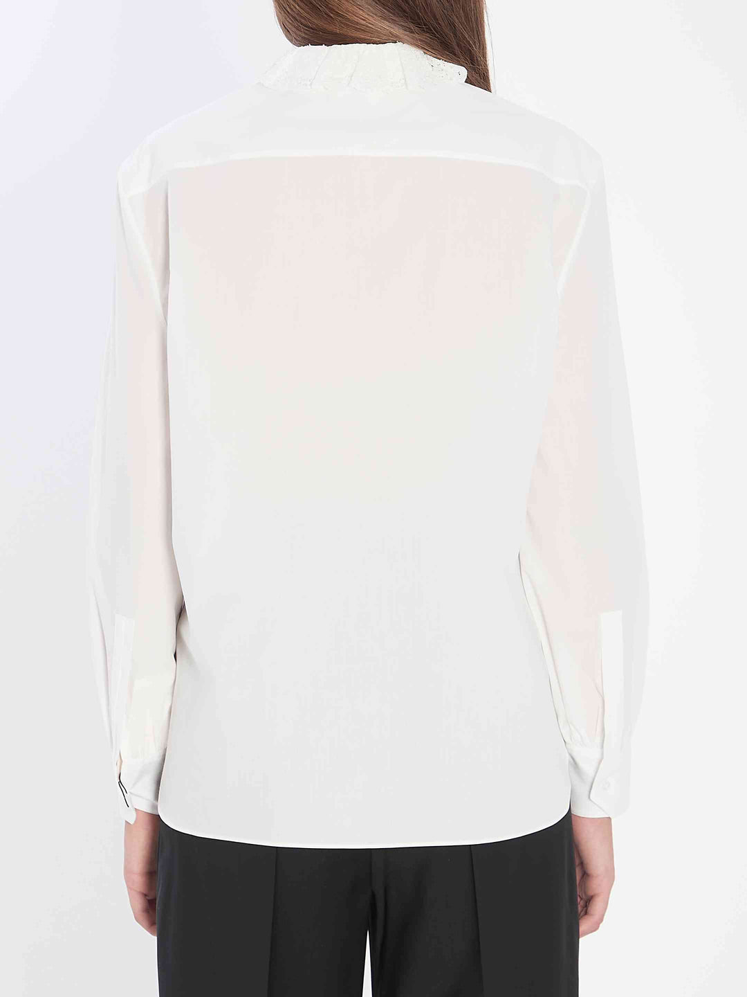 Saint Laurent Women Shirt In Cotton Poplin