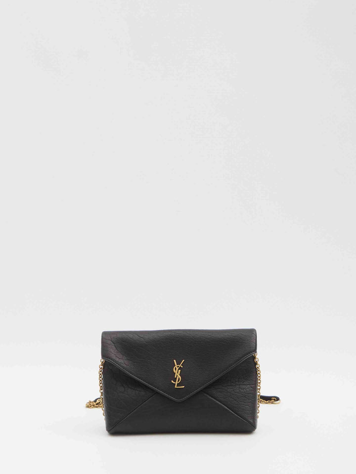Saint Laurent Women Cassandre Pouch With Chain