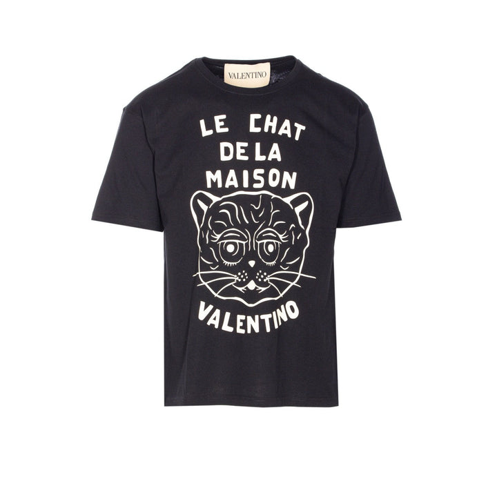 Valentino Garavani Men Le Chat De Maison Patch T-Shirt