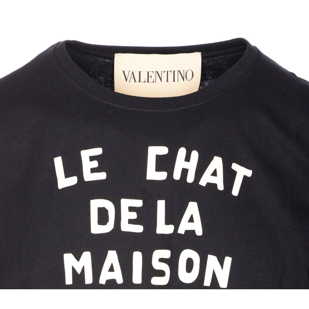 Valentino Garavani Men Le Chat De Maison Patch T-Shirt
