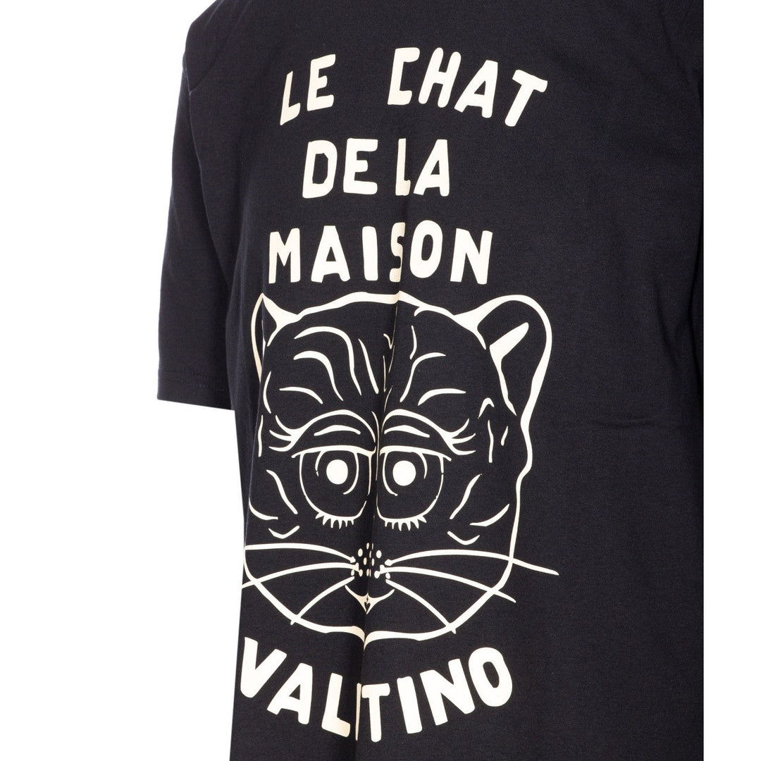 Valentino Garavani Men Le Chat De Maison Patch T-Shirt