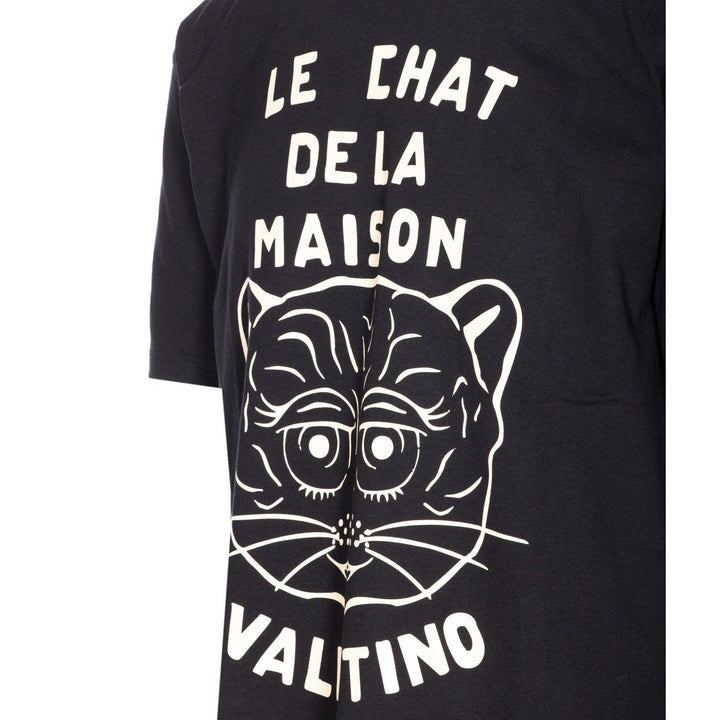 Valentino Garavani Men Le Chat De Maison Patch T-Shirt