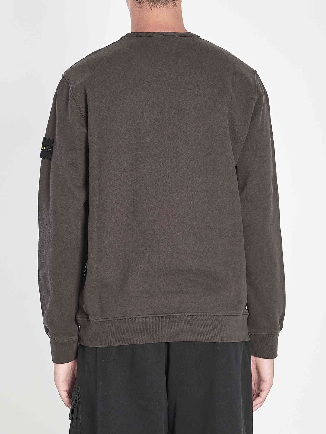 Stone Island Men Fleece Sweatshirt In Organic Cotton