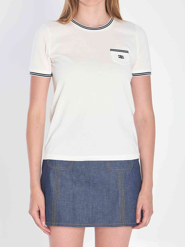 Celine Women Triomphe T-Shirt