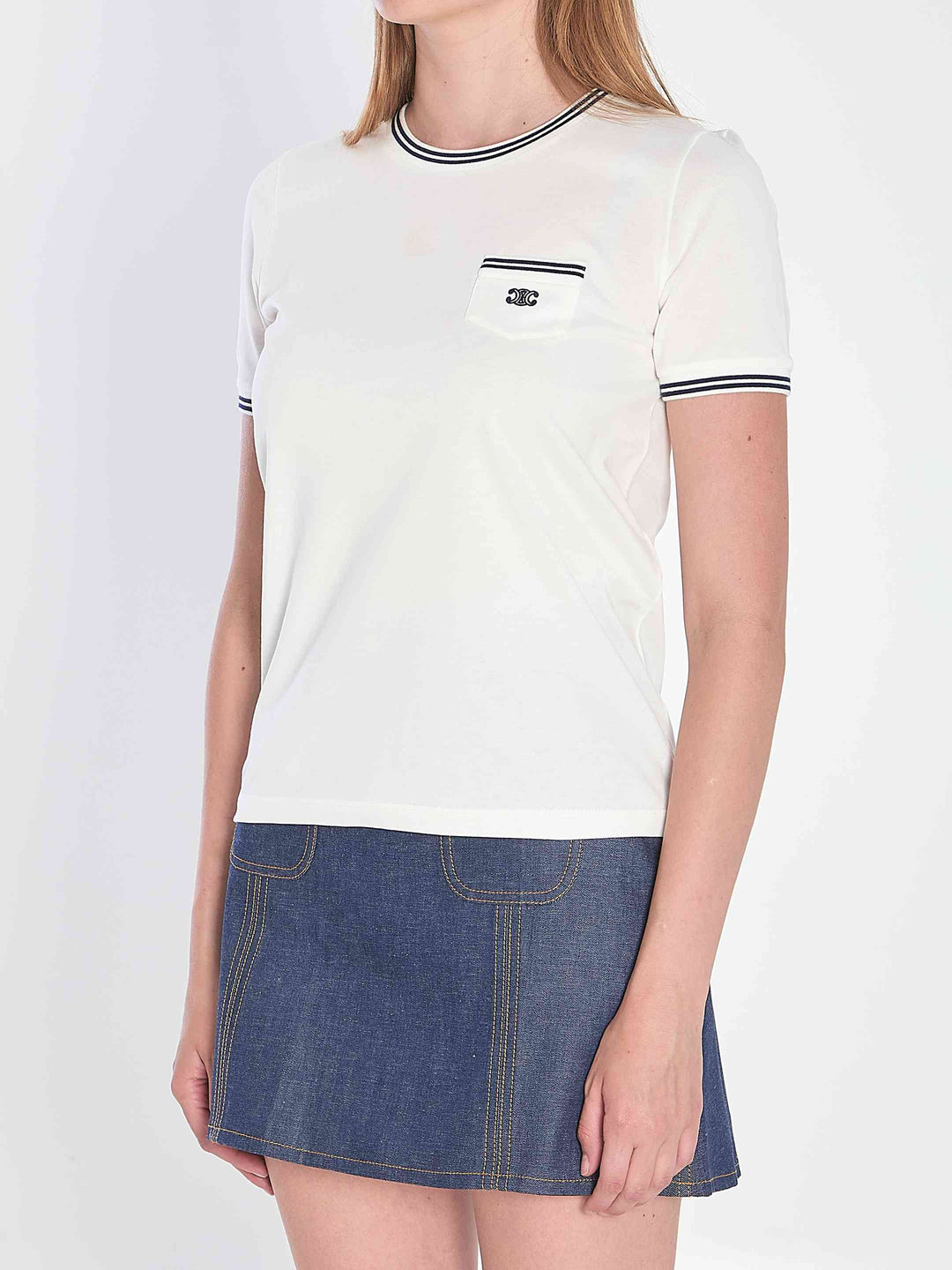 Celine Women Triomphe T-Shirt