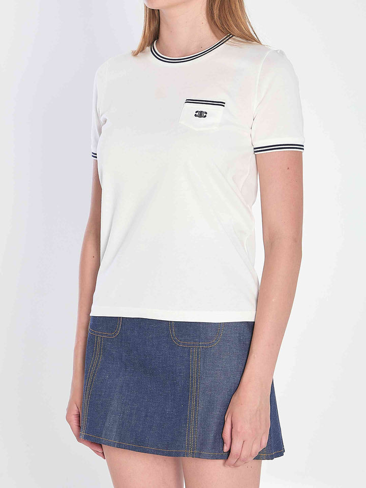 Celine Women Triomphe T-Shirt