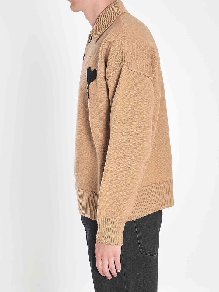 Ami Paris Men Ami De Coeur Polo